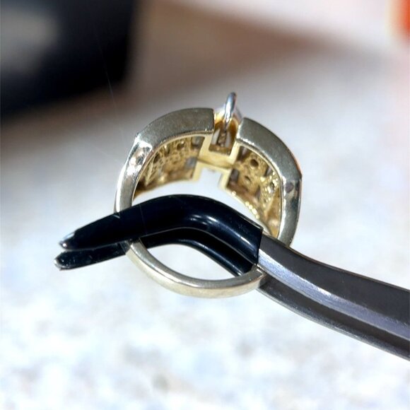 Sparkling Marquis Center Cut Cz Ring - Picture 7 of 11